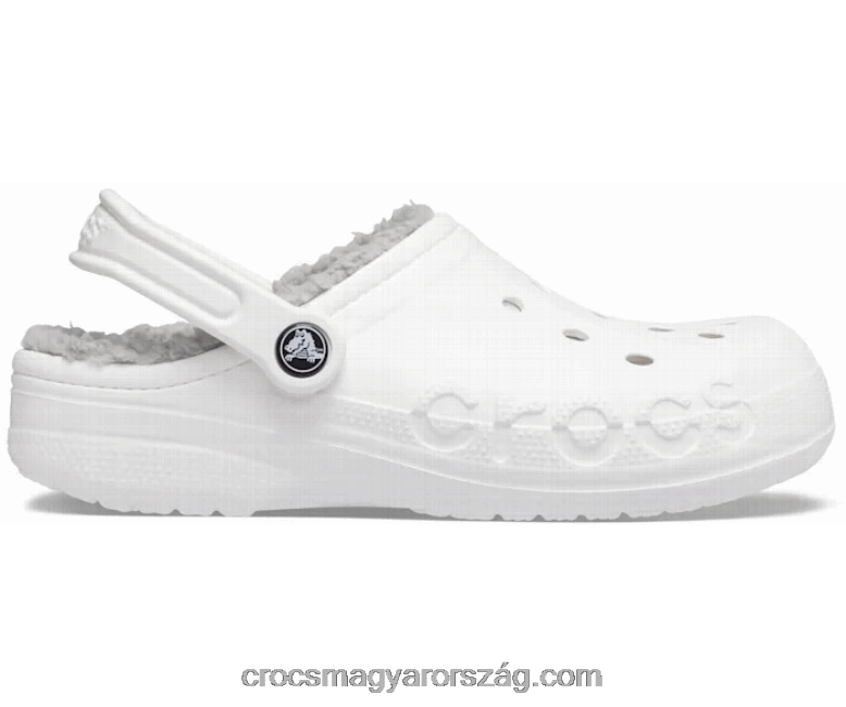 nők baya bélelt klumpa Crocs fehér/világosszürke 00XTV237