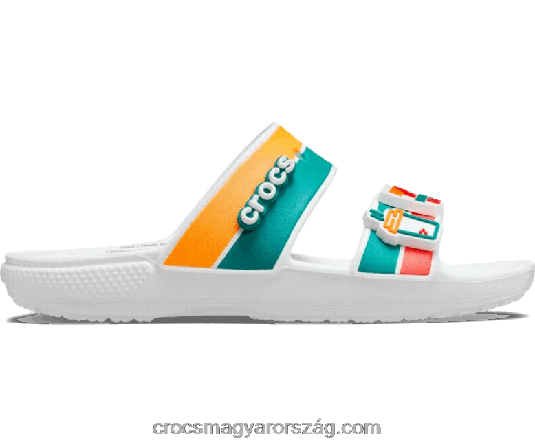 nők 7-eleven x crocs classic 2 pántos szandálfehér 00XTV460