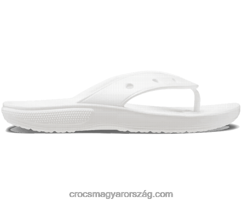 nők klasszikus flip Crocs fehér 00XTV433