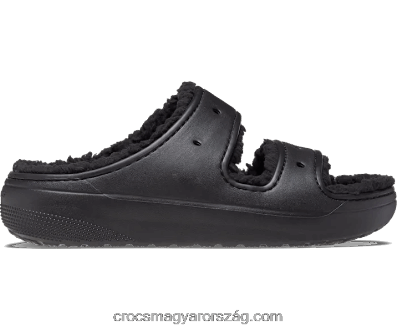 nők klasszikus kényelmes szandál Crocs fekete 00XTV406