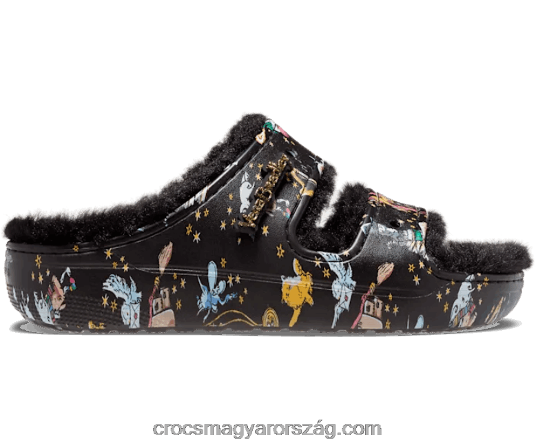nők klasszikus vera bradley harry potter cozzzzy szandál Crocs fekete/multi 00XTV459