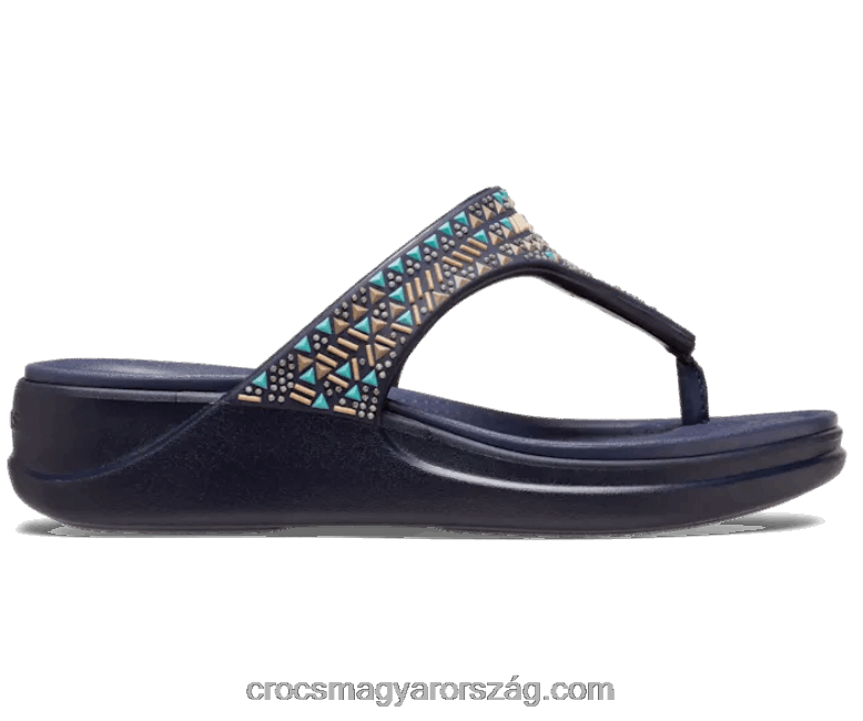 nők monterey ii medallion ékflip Crocs mély tengerészgyalogság 00XTV376
