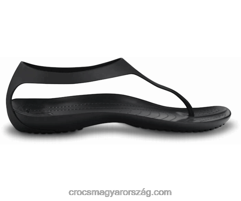 nők szexi flip Crocs fekete 00XTV580