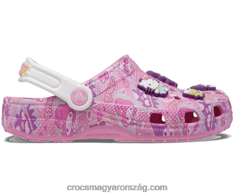 gyerekek hello kitty és barátai klasszikus klumpa kisgyermek Crocs rózsaszín 00XTV1333