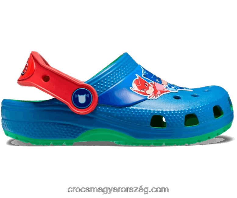 gyerekek kisgyermek klasszikus pj maszkok klumpa Crocs zöld fű 00XTV1361