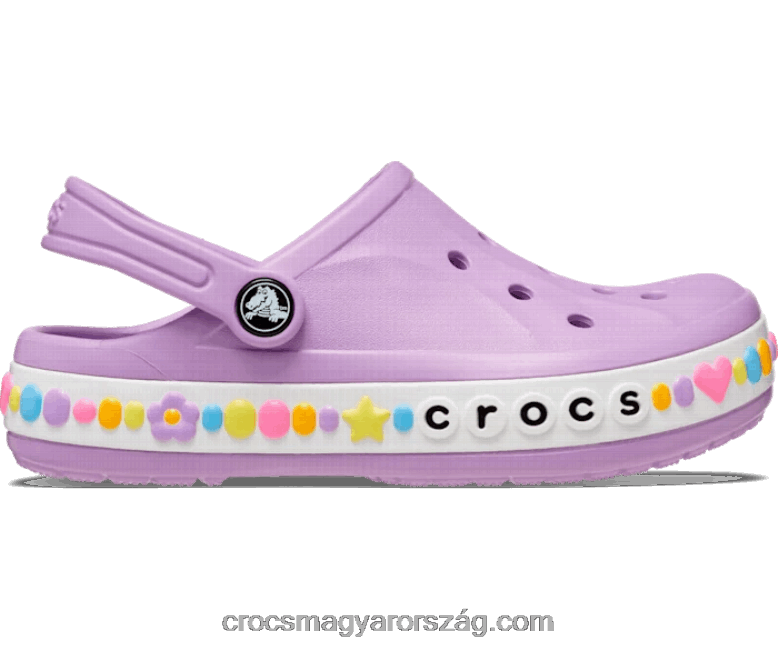 gyerekek totyogó bayaband charm zenekar klumpa Crocs orchidea 00XTV1436
