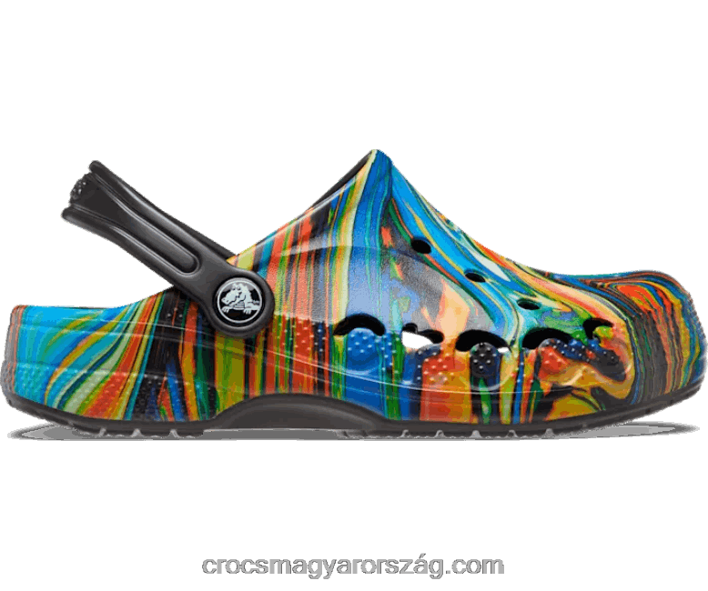 gyerekek baya nyomtatott klumpa Crocs fekete/multi 00XTV1574