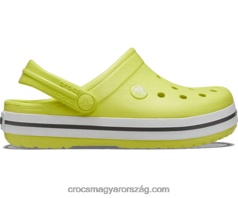 gyerekek crocband klumpa Crocs citrus/szürke 00XTV1548