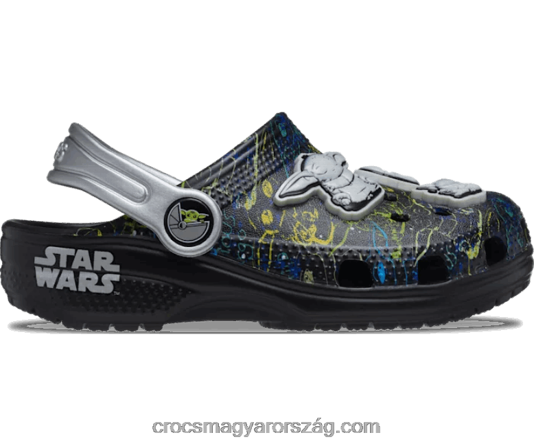 gyerekek klasszikus grogu klumpa Crocs fekete 00XTV1615