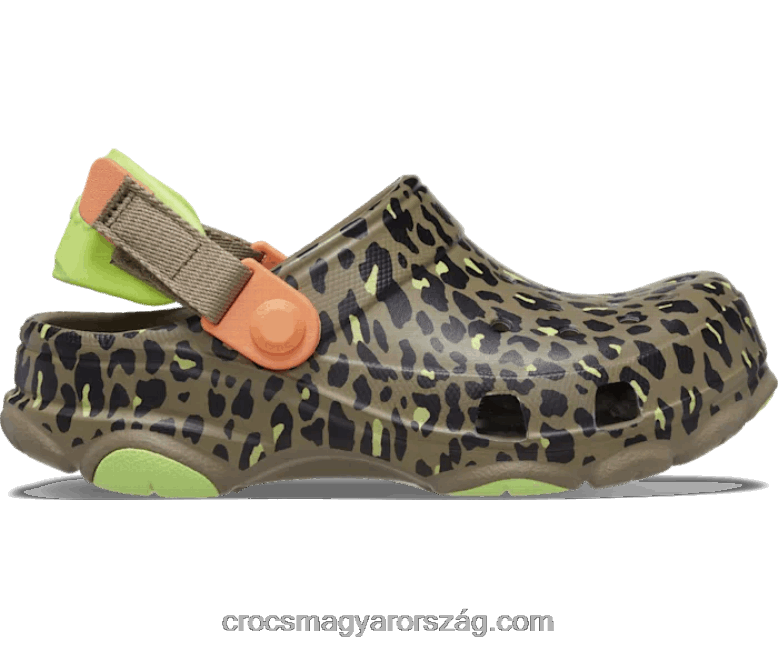 gyerekek minden terep messzire dugulás Crocs khaki/multi 00XTV1531