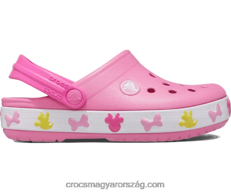 gyerekek szórakoztató labor Disney Mikiegér fényei eltömődnek Crocs rózsaszín limonádé 00XTV1529