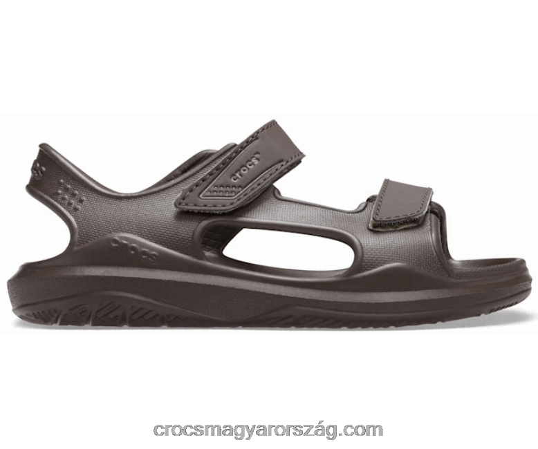 gyerekek swiftwater expedíciós szandál Crocs espresso/khaki 00XTV1642