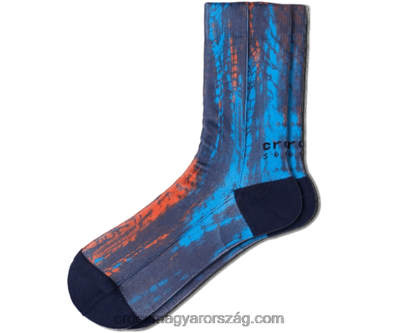 zokni digi dye crew Crocs mély navy/multi 00XTV1227