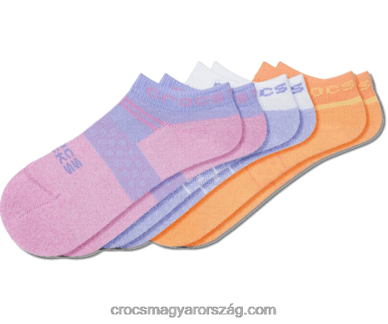 gyerekek zokni alacsony medence party 3 csomag Crocs trópusi/fehér 00XTV1464