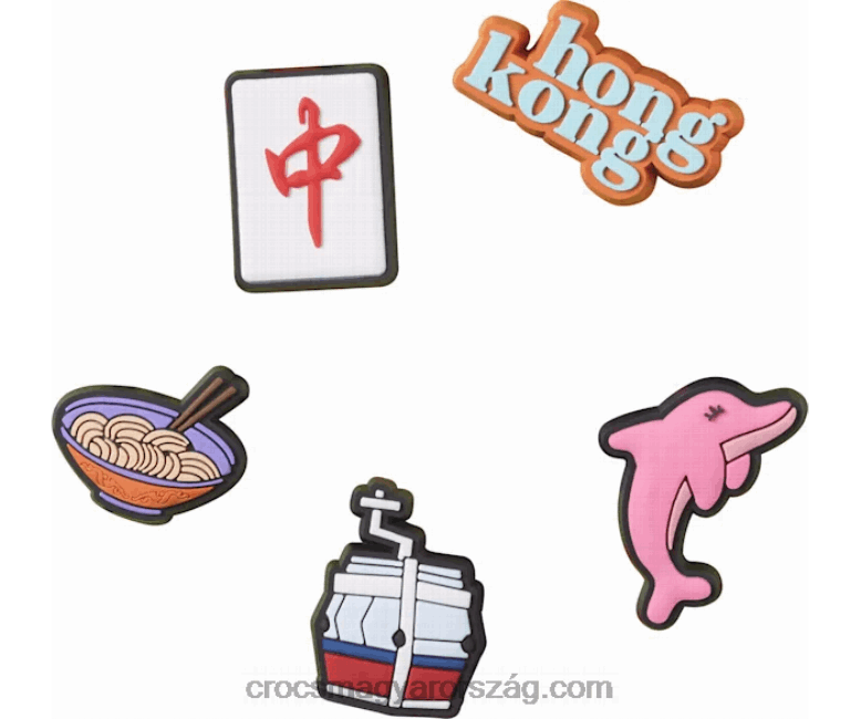 Hong Kong Wanderlust kollekció 5 db Crocs00XTV1165