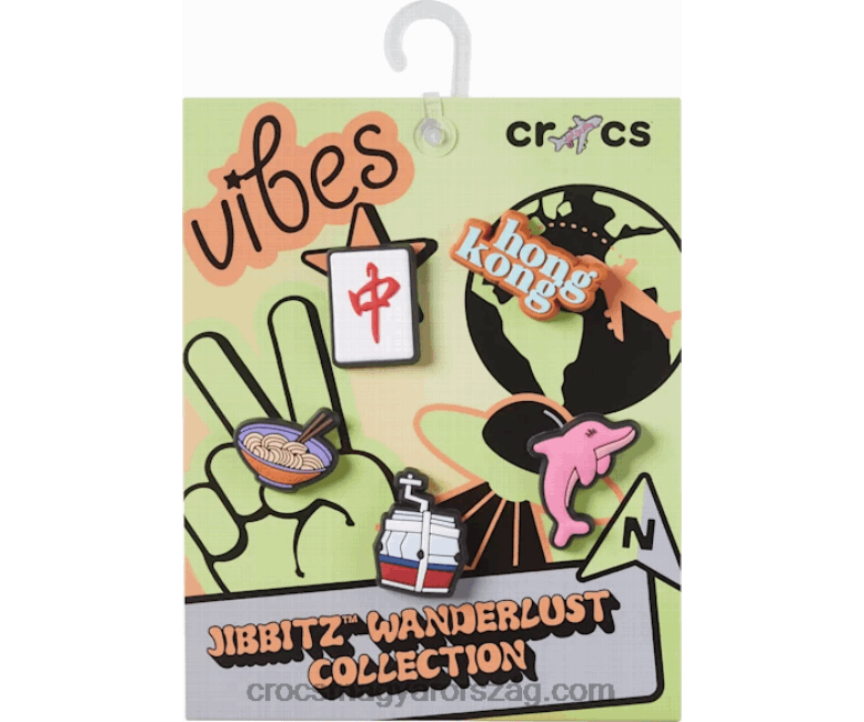 Hong Kong Wanderlust kollekció 5 db Crocs00XTV1165