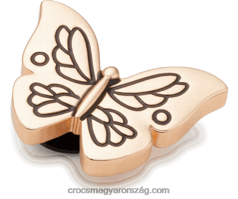 arany körvonalú pillangó Crocs00XTV684