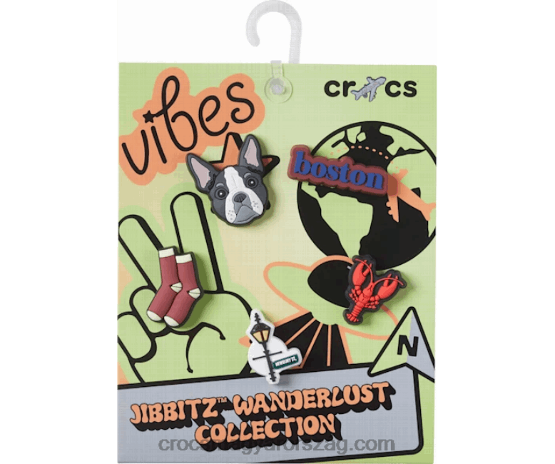 boston Wanderlust Collection 5 csomag Crocs00XTV1185