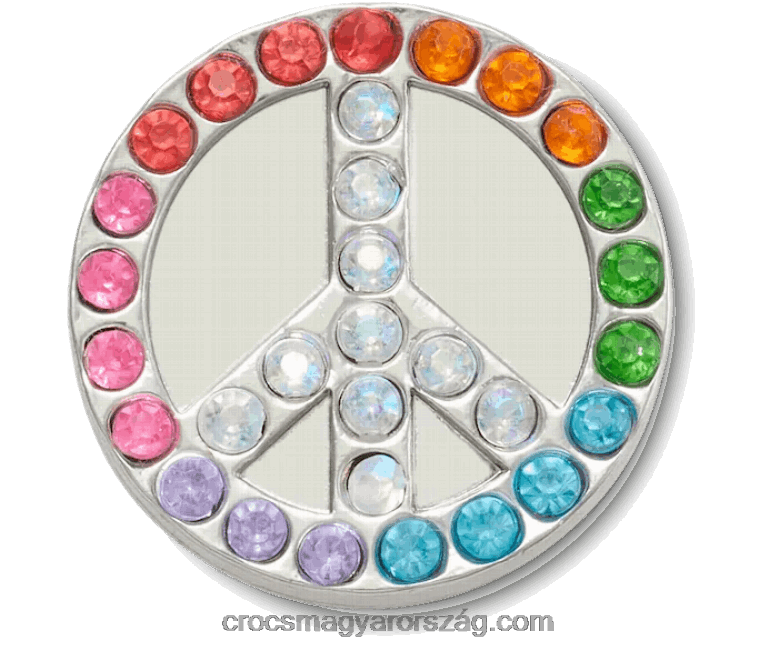 csillogó emelt békejel Crocs00XTV688