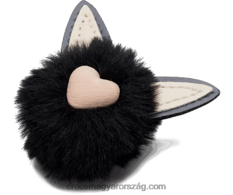 fekete puff golyó macska Crocs00XTV827
