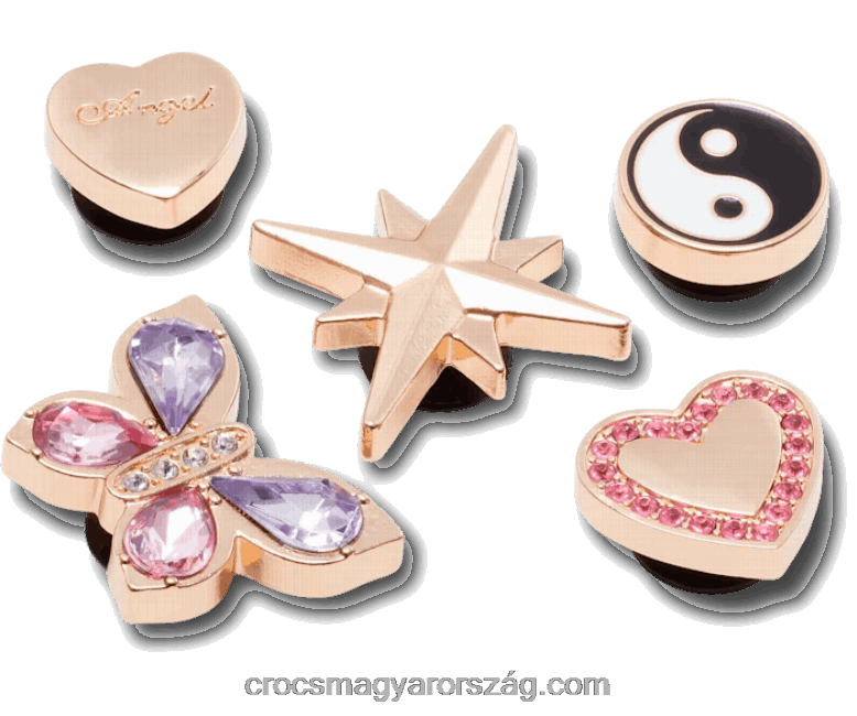 rózsaszín és arany 5 csomag Crocs00XTV1021