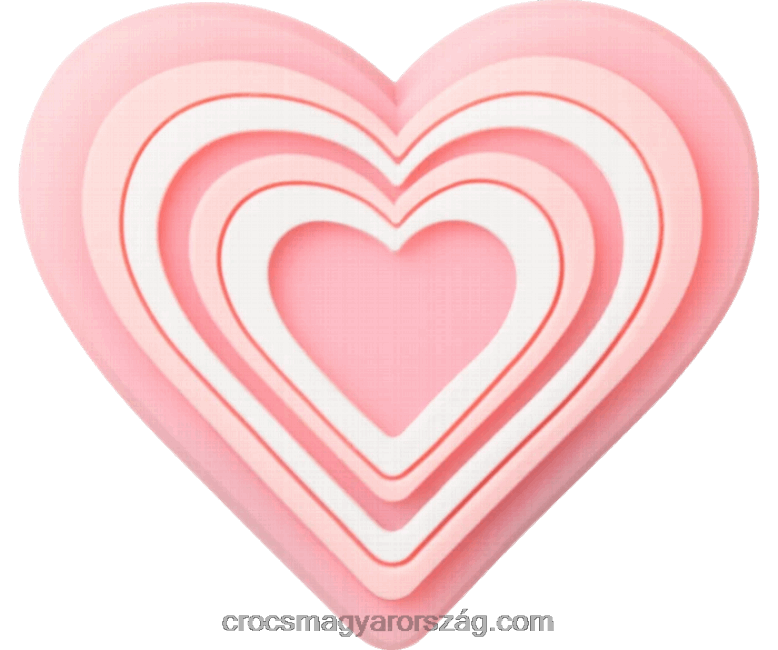 rózsaszín szív világít Crocs00XTV787